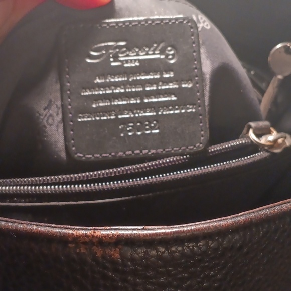 Fossil Black Leather Women Bag - Picture 13 of 16
